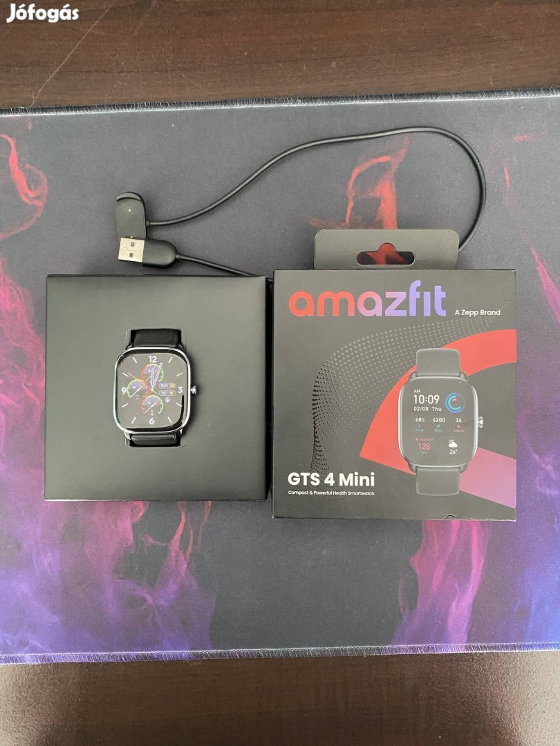 Amazfit gts 4 mini fekete