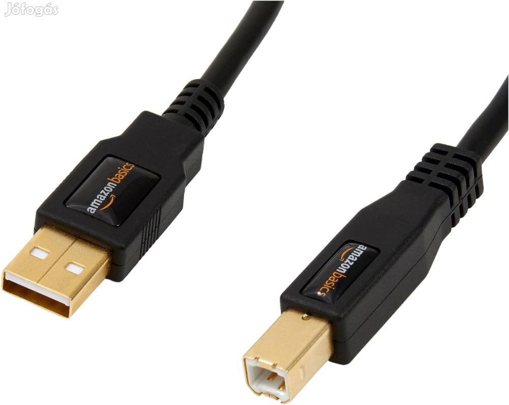 Amazon Basics USB-A to USB-B 2.0 kábel nyomtatóhoz vagy külső merevl