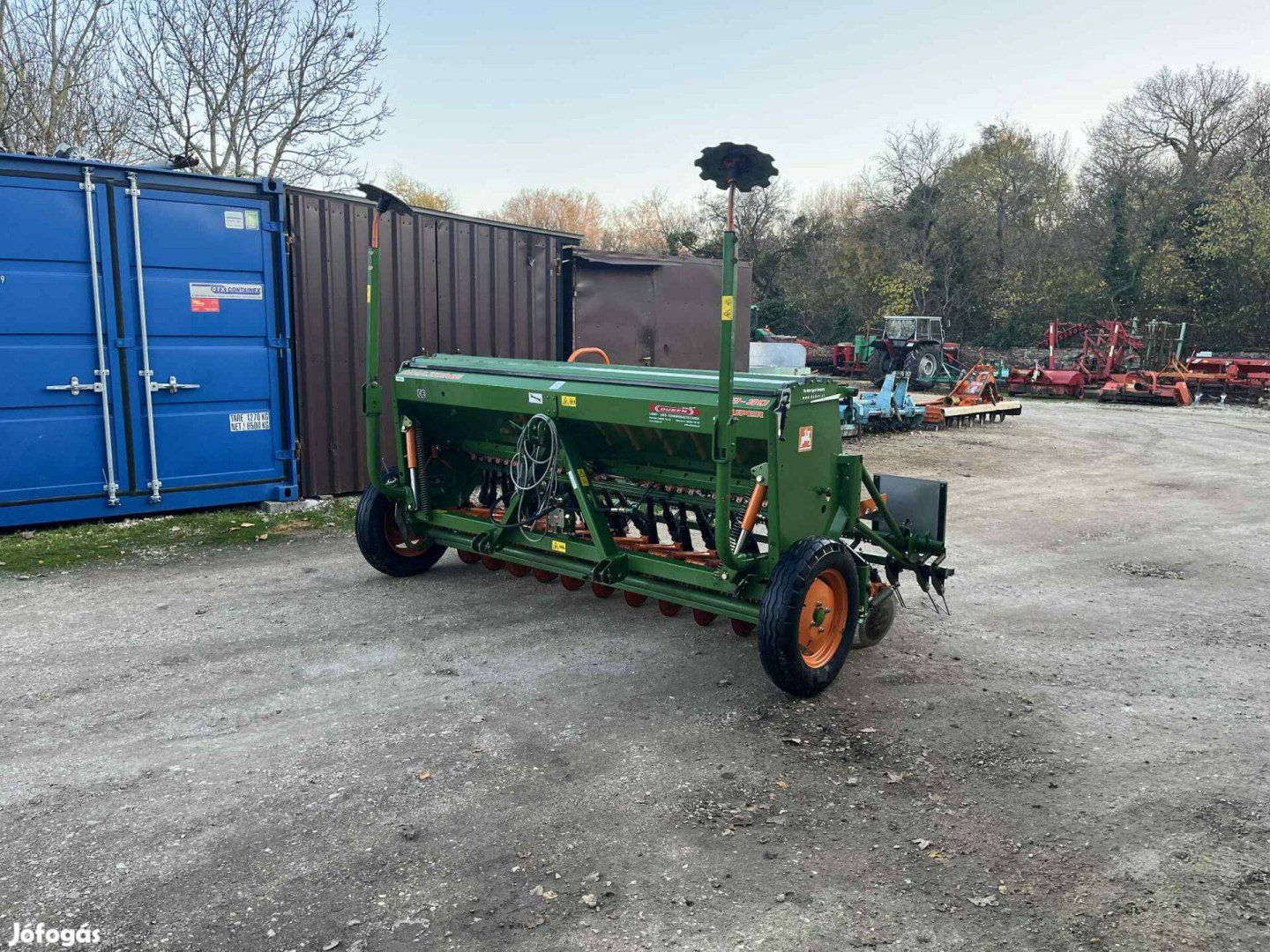 Amazon D9/3m Rotech tárcsás gabonavetőgép-Amalog monitor