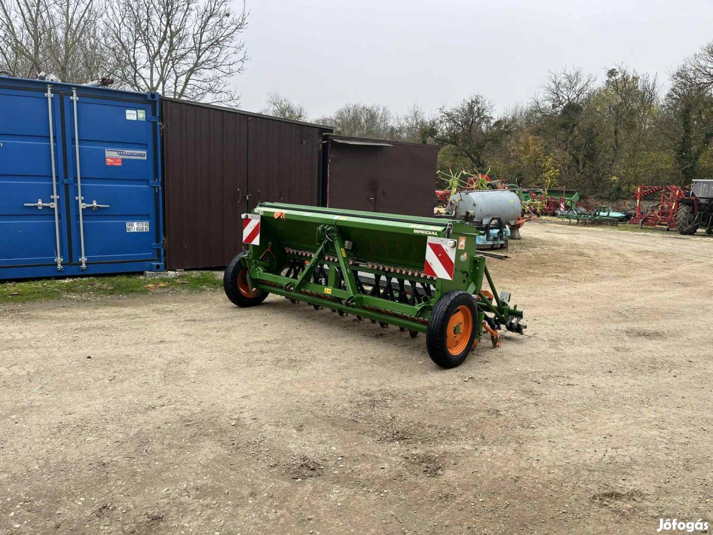 Amazon D9/3m csúszócsoroszlyás gabonavetőgép