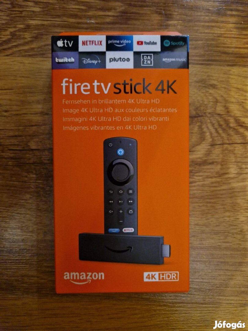 Amazon Fire Stick 4K, TV okosító, streaming, Alexa hangvezérlés