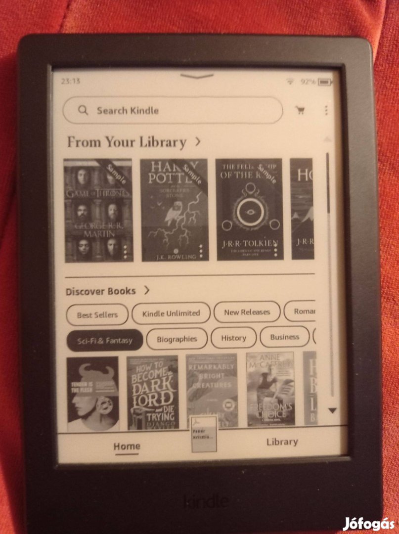 Amazon Kindle 8.gen E-Book olvasó