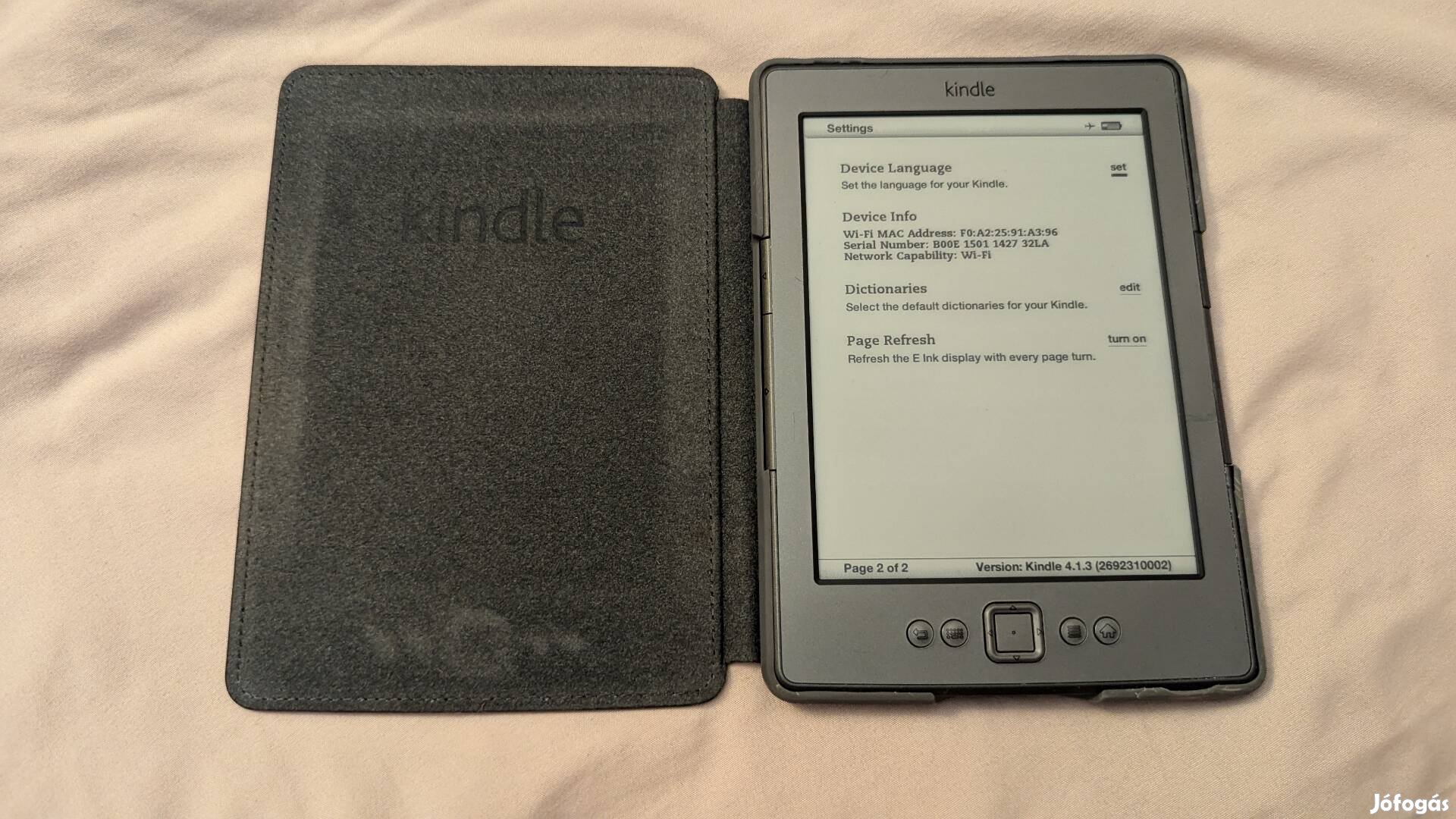 Amazon Kindle E-könyv olvasó