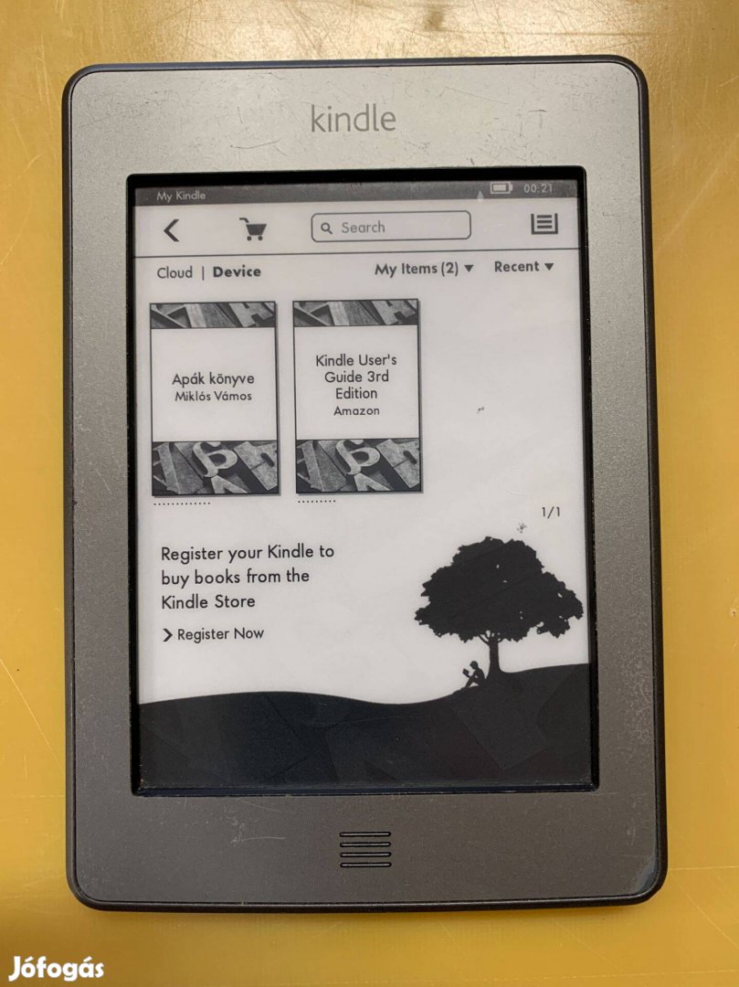 Amazon Kindle Touch érintőképernyős e-book, e-olvasó 4 Gb D01200