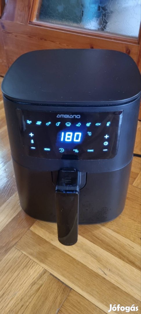 Ambiano 1400W digitális Air Fryer, légkeveréses olajmentes sütő