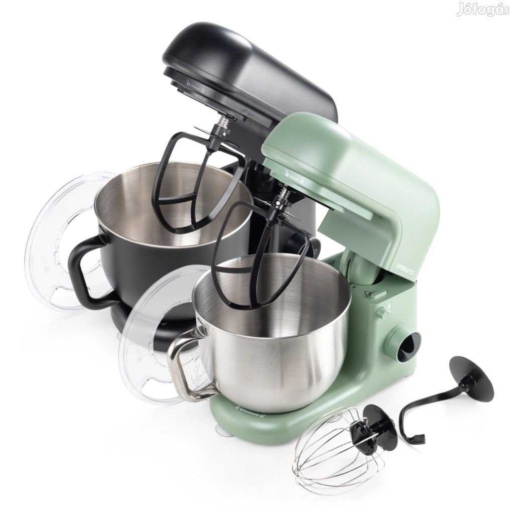 Ambiano SM-24 fekete / pisztácia zöld 800W 5L digitális konyhai robot