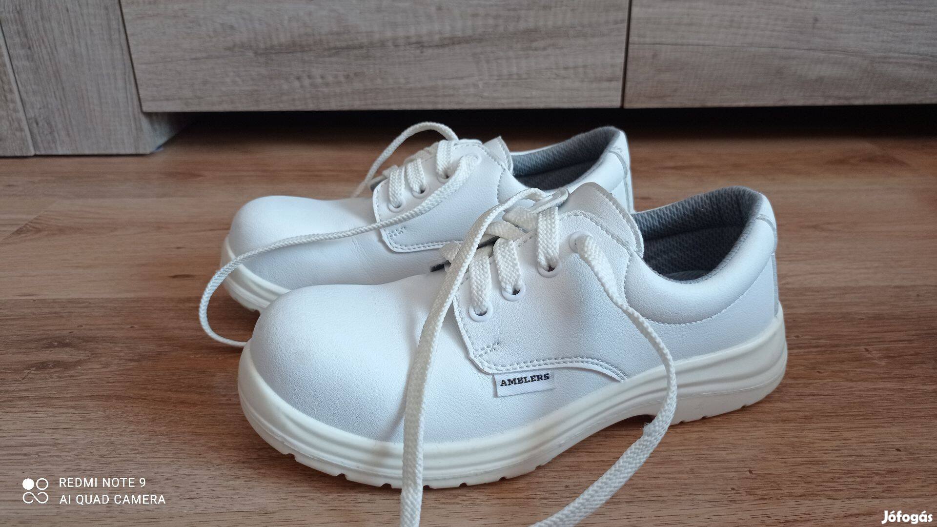 Amblers munkavédelmi bakancs - fehér - 38
