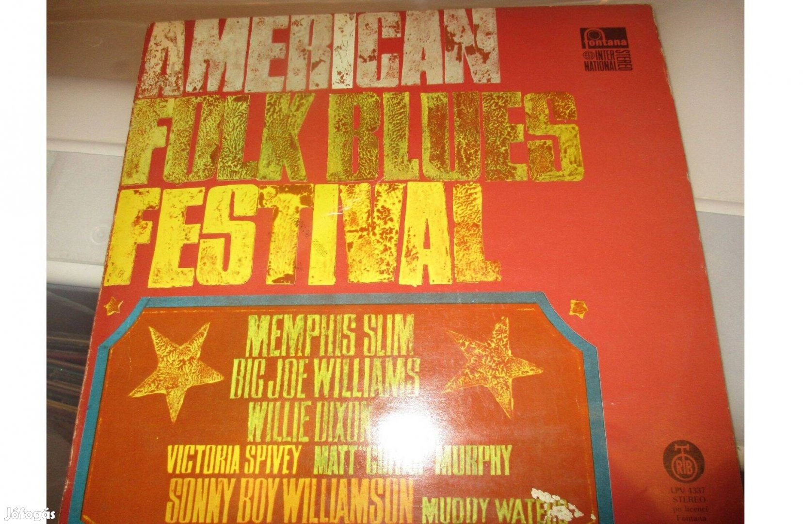 American Folk Blues festival bakelit hanglemez eladó