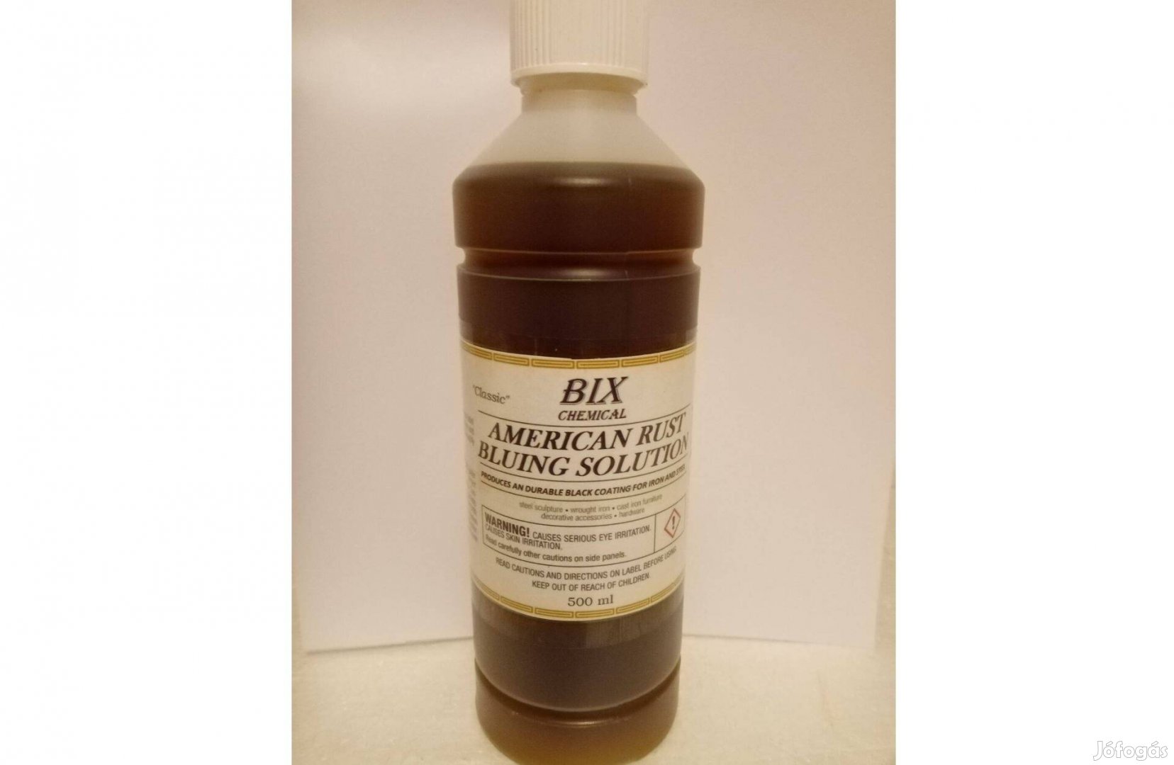 American Rust Bluing Solution, acél barnító szer 500 ml ez egy másik