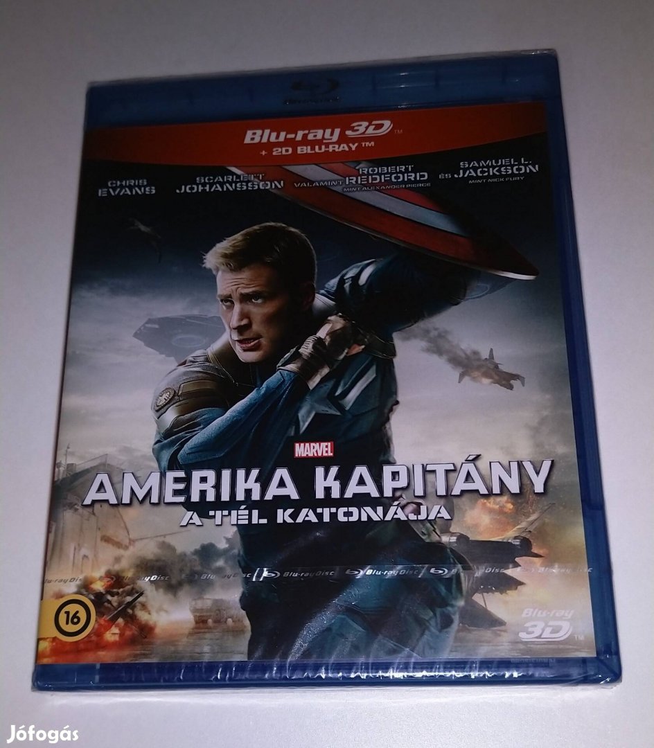 Amerika Kapitány A tél katonája 3D 2D Blu-ray Film -