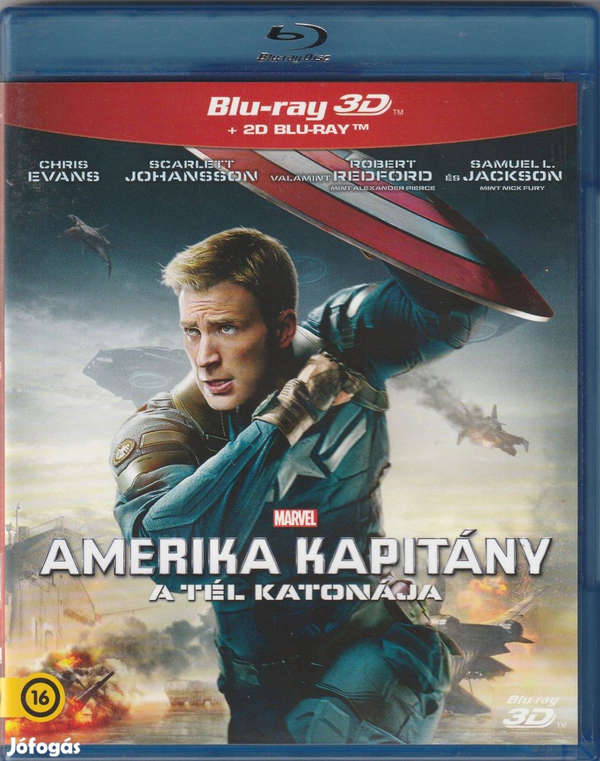 Amerika Kapitány A tél katonája Blu-Ray 2D 3D