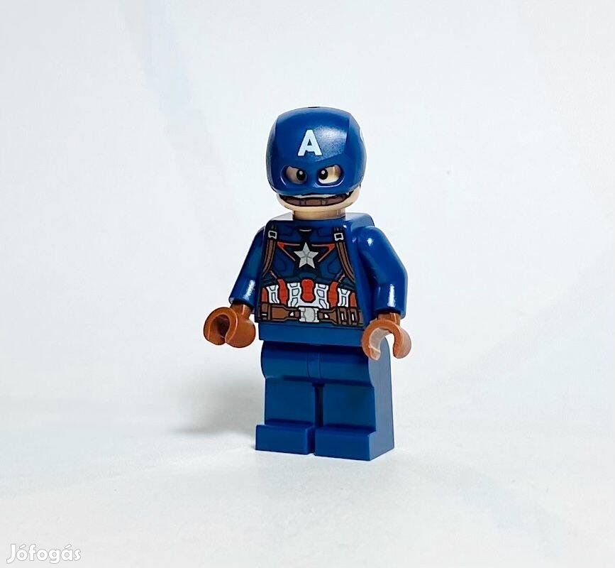 Amerika kapitány Eredeti LEGO minifigura - Super Heroes