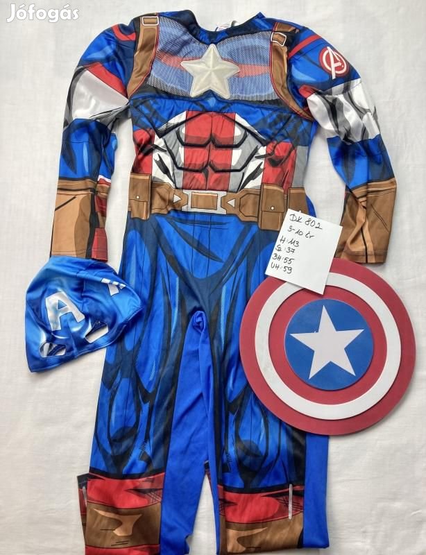 Amerika kapitány jelmez kiegészítők, szuperhős jelmez DK802