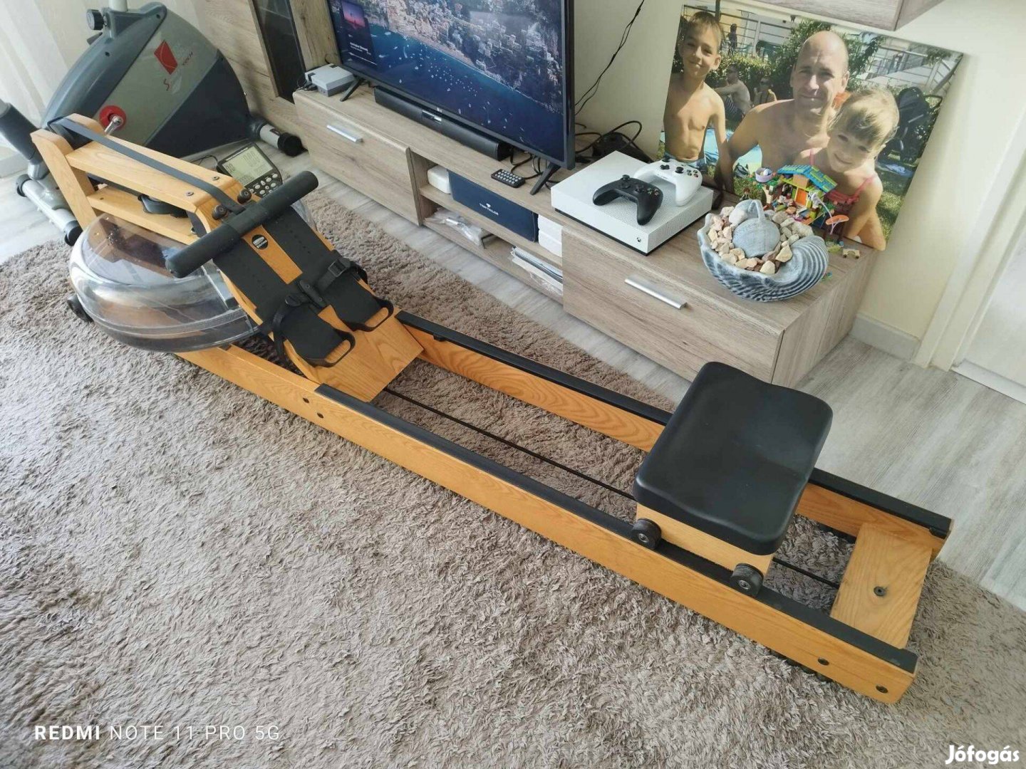 Amerikai Fa Waterrower Vízellenállásos Evezőpad! 620000 Ft helyett!