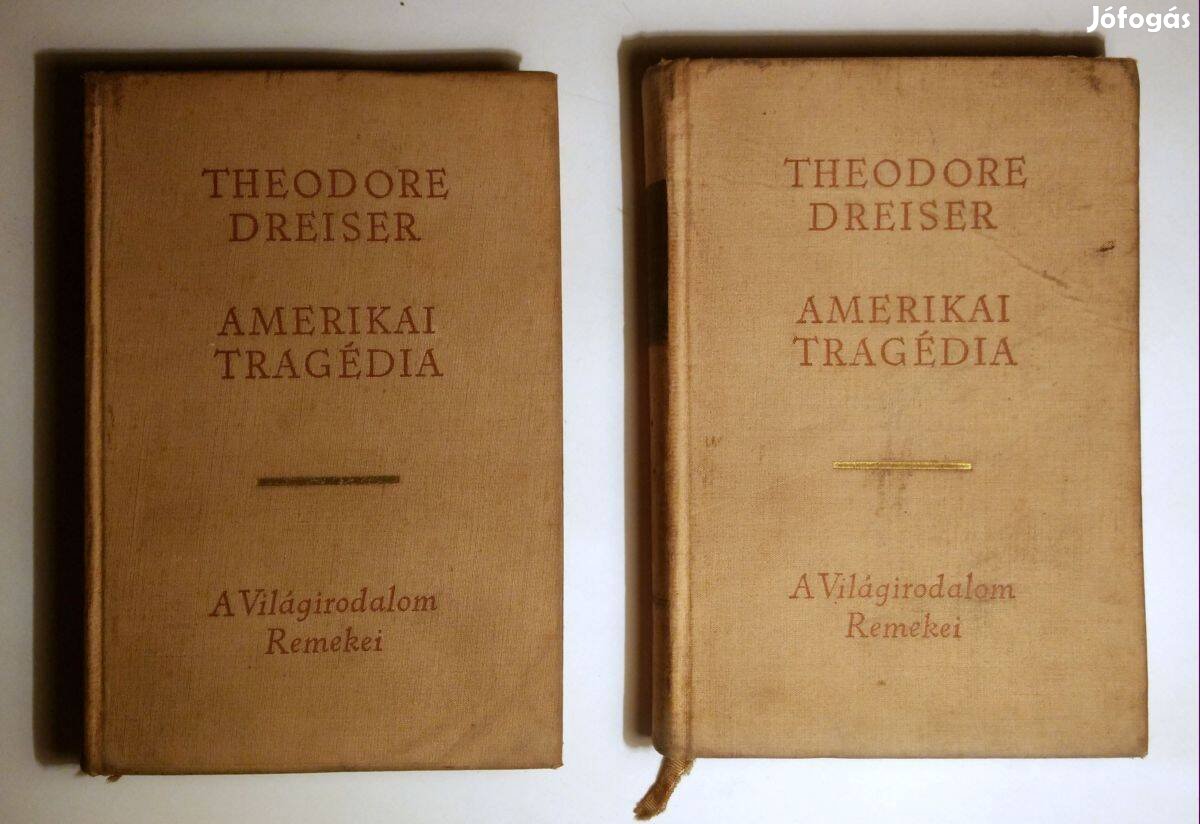 Amerikai Tragédia I-II. (Theodore Dreiser) 1966 (viseltes) 12kép+tarta