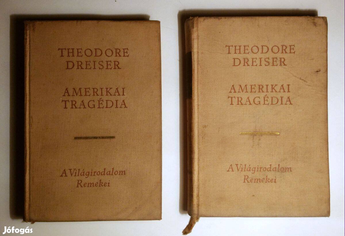 Amerikai Tragédia I-II. (Theodore Dreiser) 1966 (viseltes) 12kép+tarta