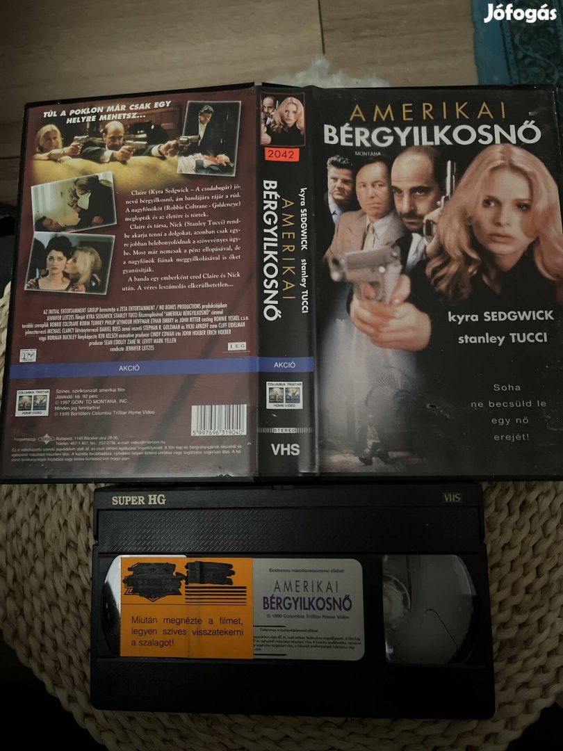 Amerikai bérgyilkosnő vhs film