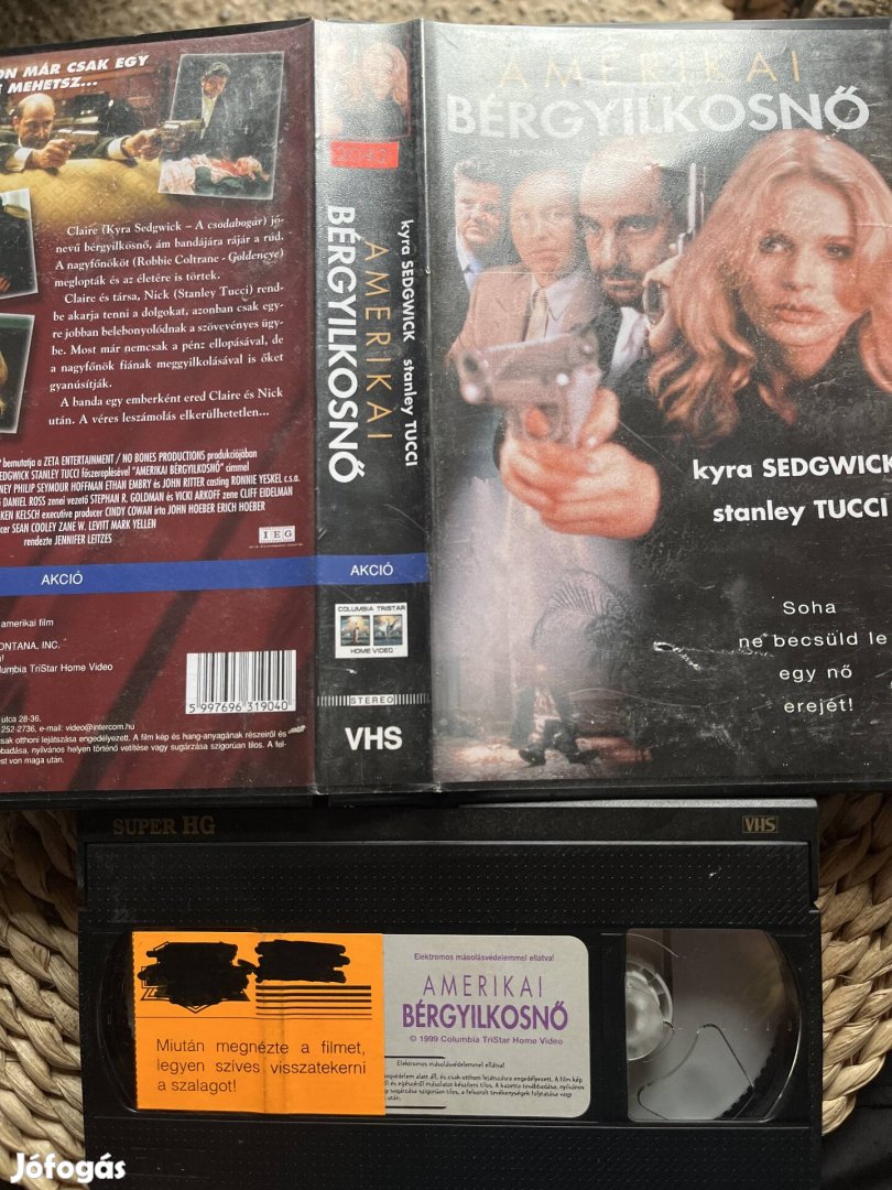 Amerikai bérgyilkosnő vhs kazetta