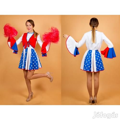 Amerikai cheerleader jelmez (104-es méret) - CARNEVAL 11403