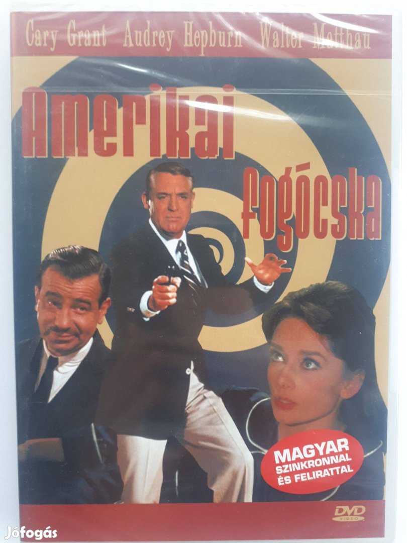 Amerikai fogócska (Audrey Hepburn, Walter Matthau) bontatlan DVD