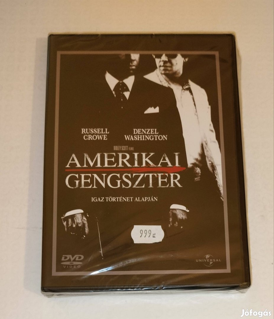 Amerikai gengszter dvd bontatlan Russell Crowe, Denzel Washington 