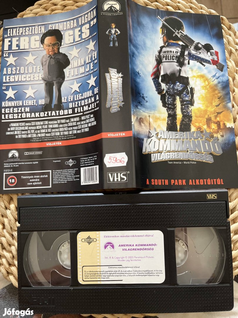 Amerikai kommandó vhs