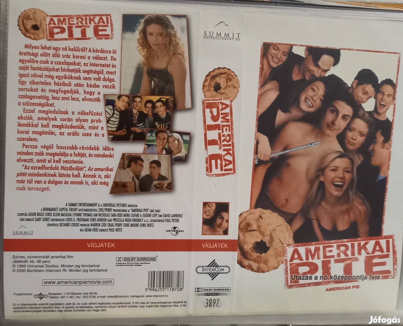 Amerikai pite - triológia - vígjáték vhs