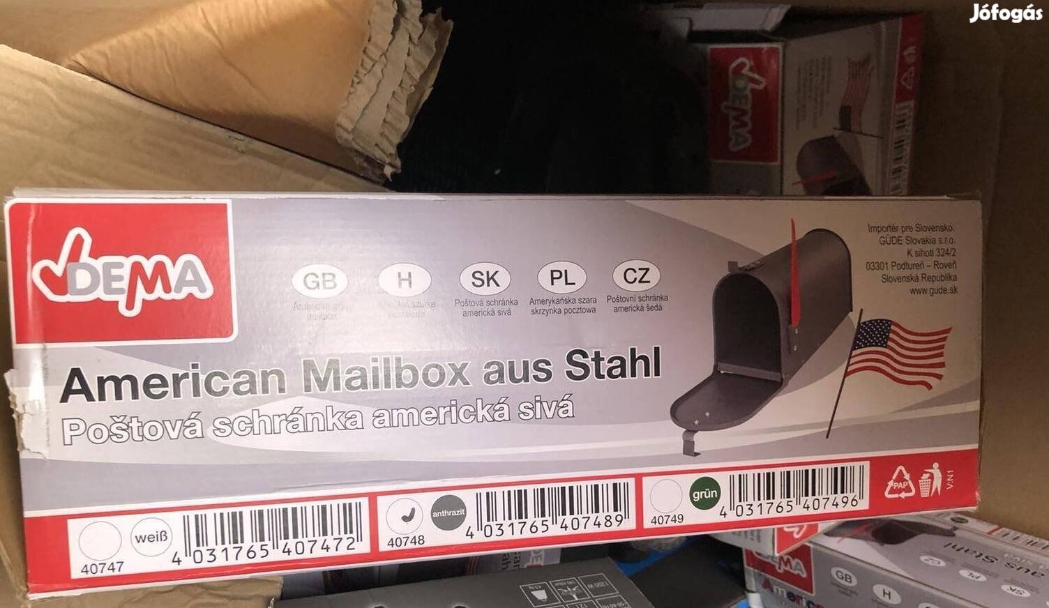 Amerikai postaláda antracit | Dema