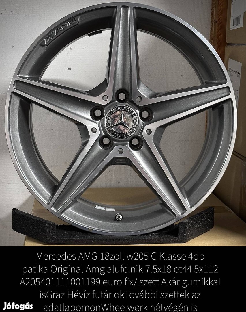 Amg Mercedes gyári Patika alufelnik 18 zoll