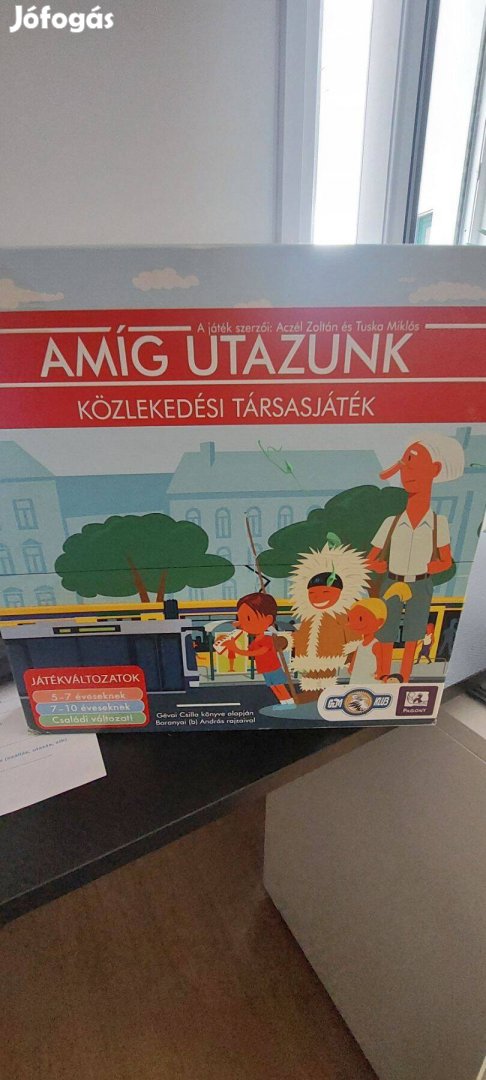 Amíg utazunk közlekedési társasjáték