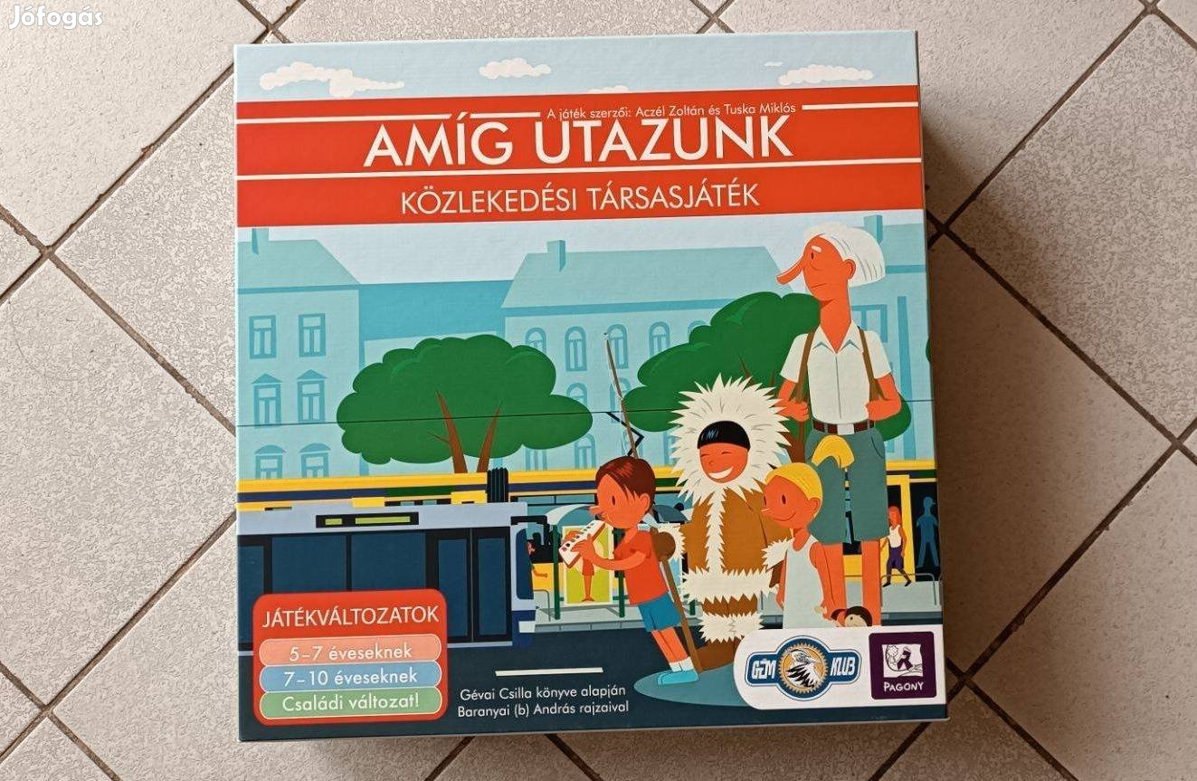 Amíg utazunk közlekedési társasjáték