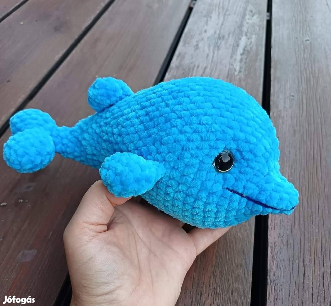 Amigurumi delfin bébi kék 