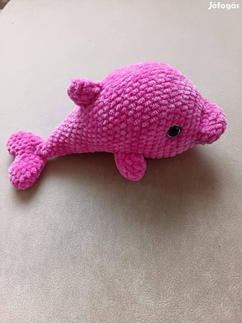 Amigurumi delfin rózsaszín 