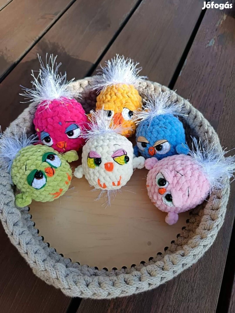 Amigurumi plüss madárfióka