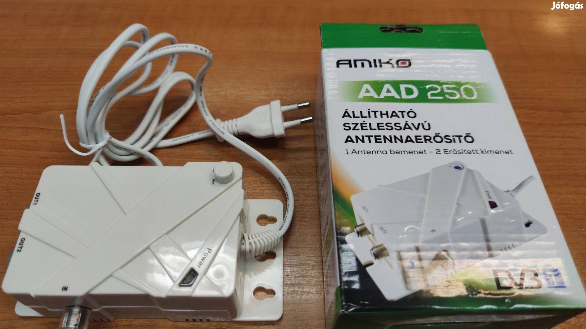 Amiko AAD-250 antenna erősítő eladó. Új! 2 darab
