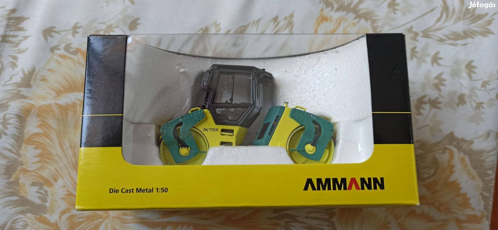 Ammann úthenger Die cast 1:50 gyűjtői fém! Új!