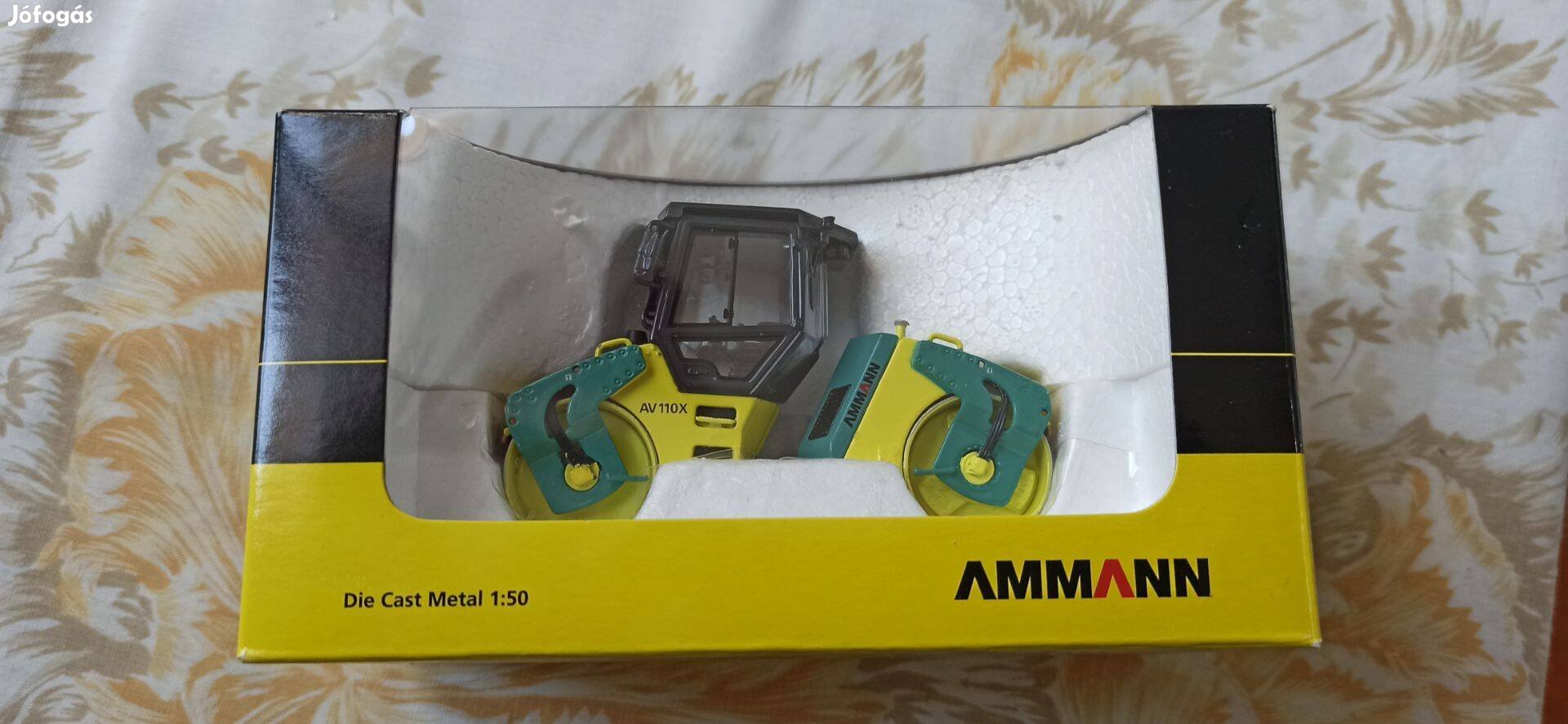 Ammann úthenger Die cast 1:50 gyűjtői fém modell. Új!