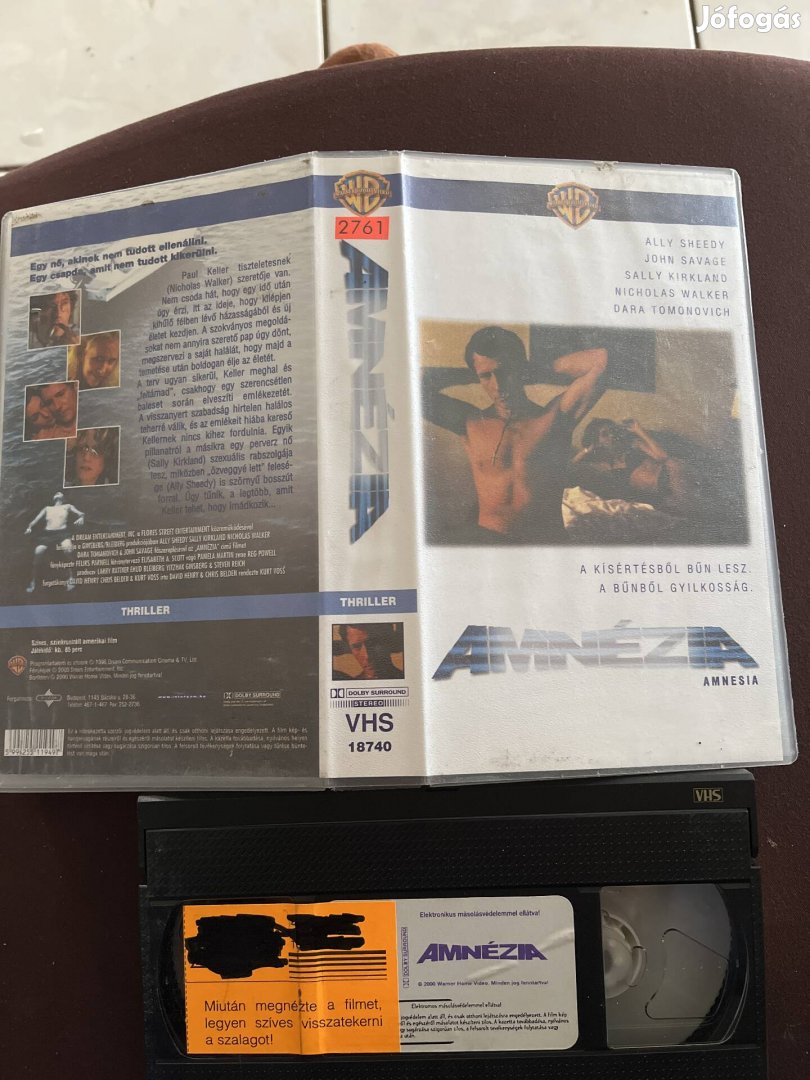 Amnézia thriller vhs