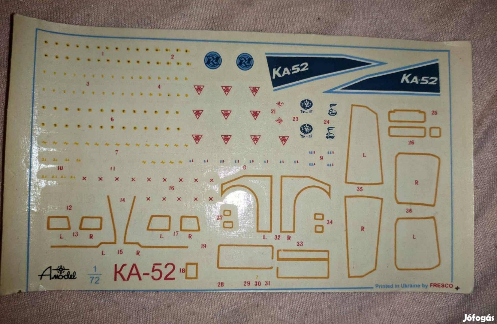 Amodel Ka-52 matricaszett 172