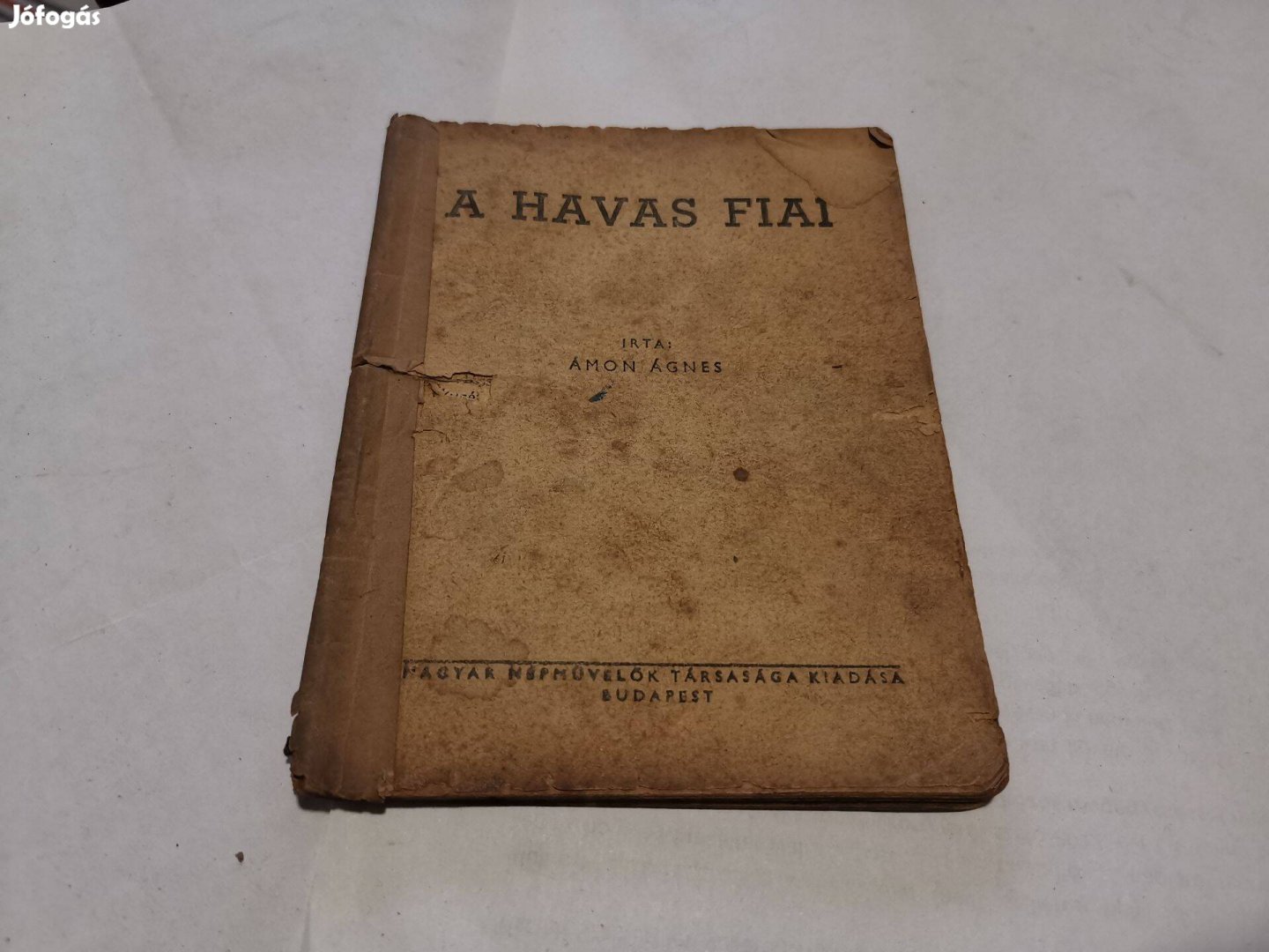 Ámon Ágnes - A havas fiai 1943 - Erdély falusi kisregény -