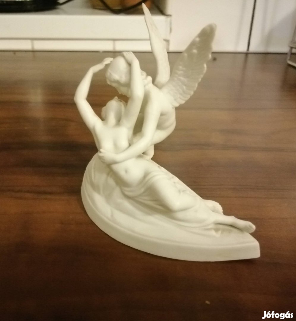 Ámor és Psziché kisplasztika