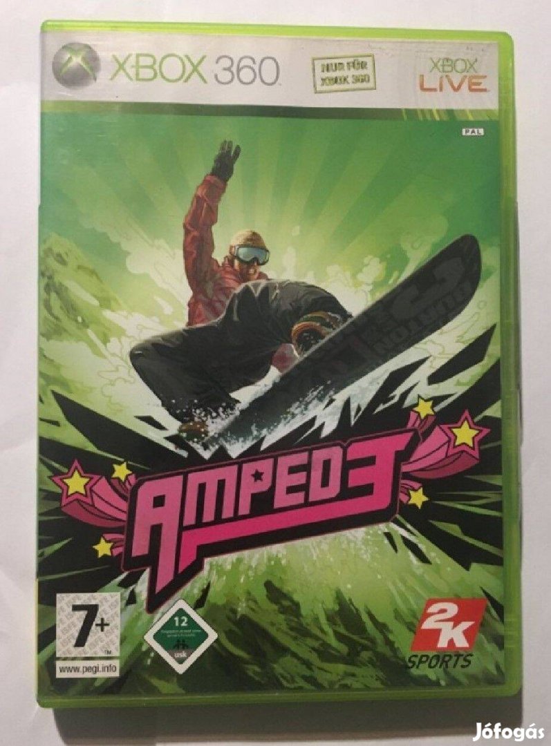 Amped 3. snowboard Gyári Xbox 360 Játék akár féláron