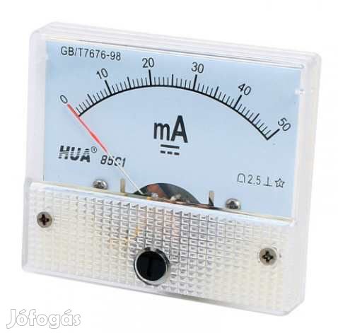 Ampermérő MŰszer 50mA  (4180)