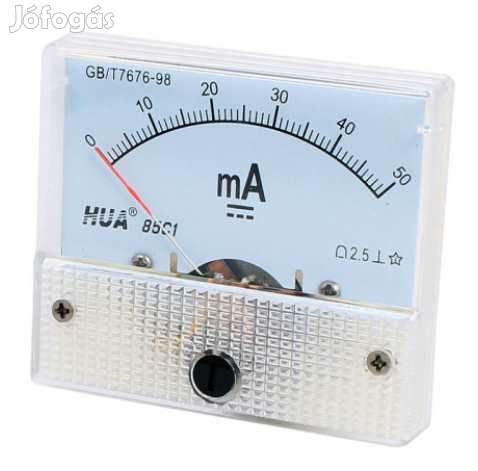 Ampermérő MŰszer 50mA  (4180)