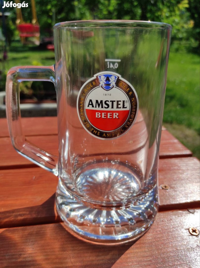 Amstel 0,4 l sörös korsó