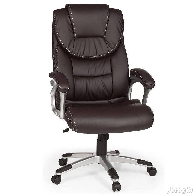 Amstyle Madrid SPM1.025 ergonomikus vezetői forgószék, 120 kg - barna