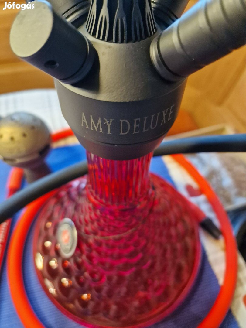 Amy Alu Antique Berry prémium 1+3 csöves vizipipa + sok kiegészítő!