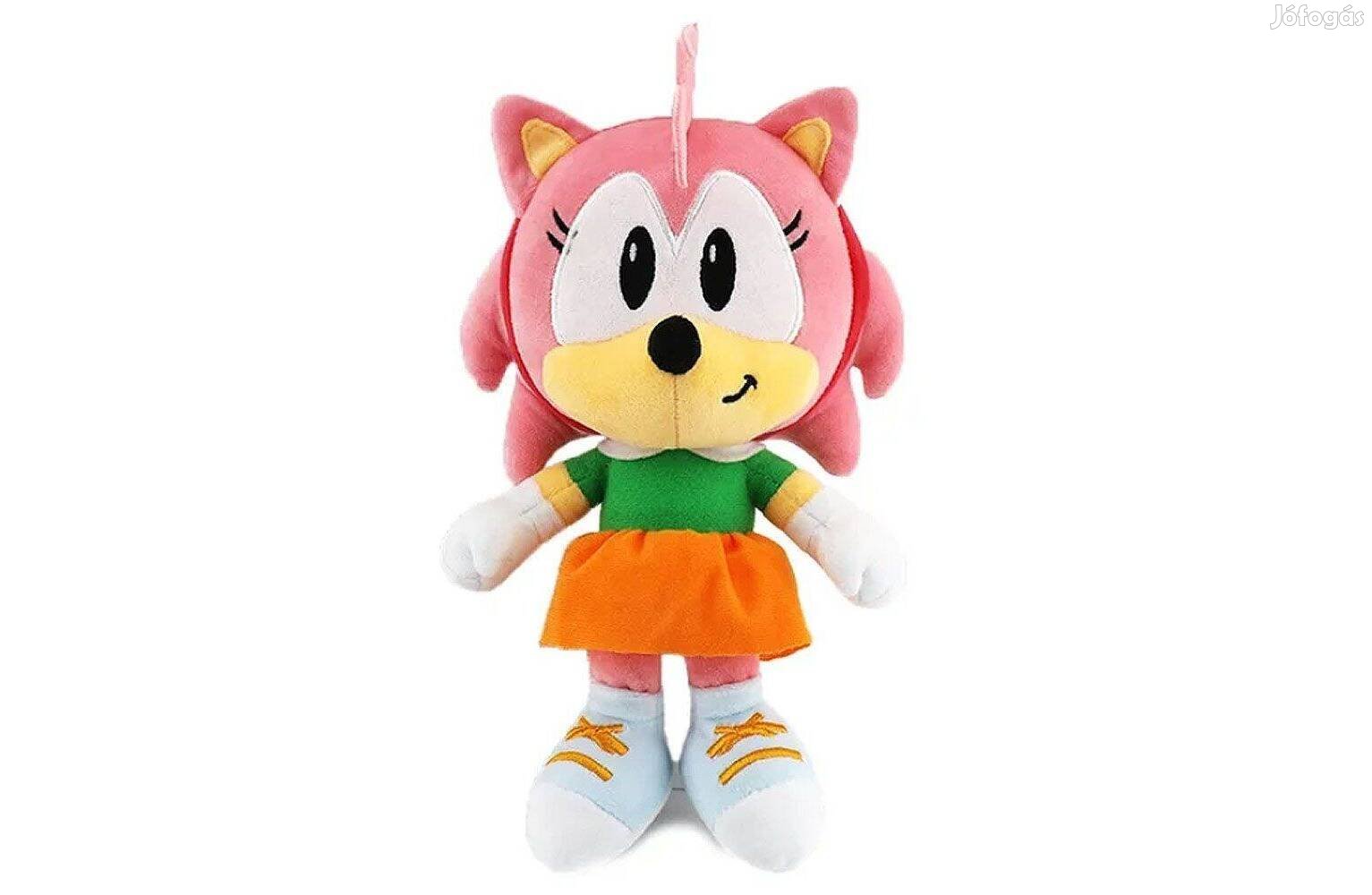 Amy Rose jellegű plüss 20 cm - Sonic a sündisznó