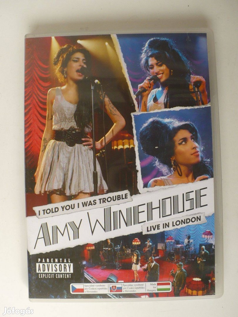 Amy Winehouse: Live in London 2007 (megkímélt állapotú DVD)