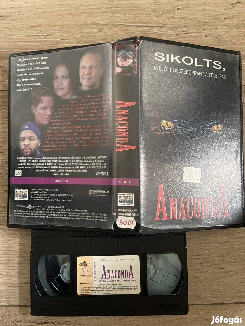 Anaconda vhs. 